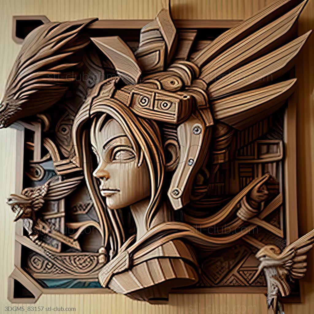 Игра Final Fantasy IX, Игры 3D модель для ЧПУ: STL / MAX (obj)